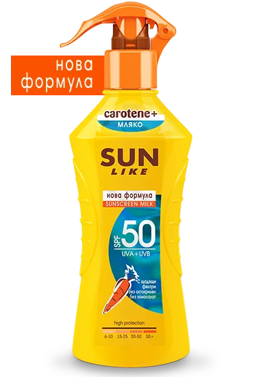 Слънцезащитно спрей мляко SPF50 | UVA+UVB Филтри