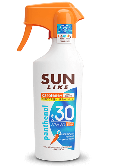 Слънцезащитно спрей мляко PANTHENOL FAMILY SPF30